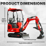 HY14C mini excavator