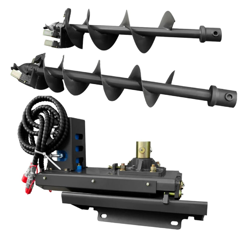 Mini skid steer loader 3 in 1 set australian style auger drill rod attachment
